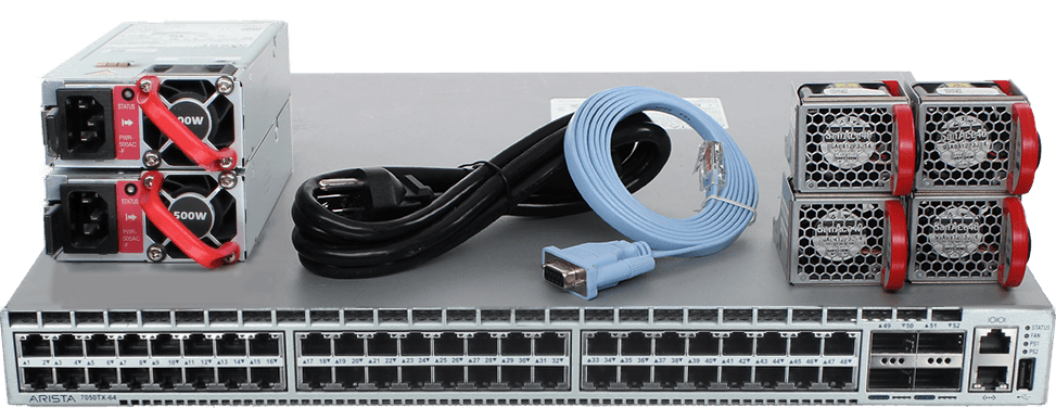 Коммутатор Arista DCS-7050TX-64-F, 64 порта