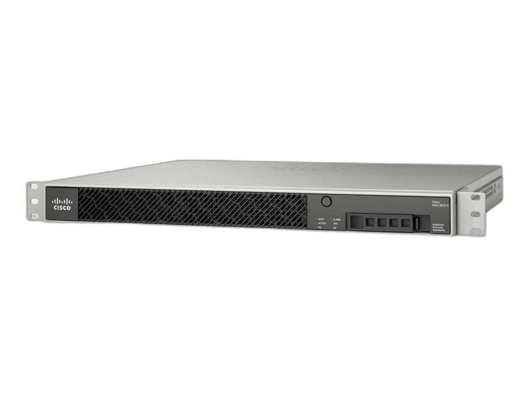 Межсетевой экран Cisco ASA 5512-X, вид спереди