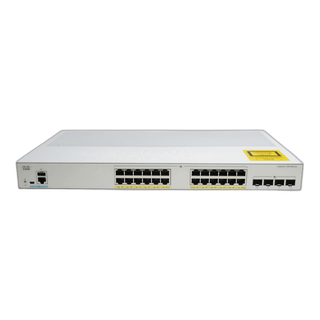 Коммутатор Cisco C1000-24P-4X-L с четырьмя 10G SFP+