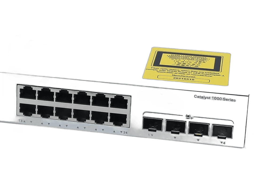 Коммутатор Cisco Catalyst C1000-24T-4X-L, вид спереди