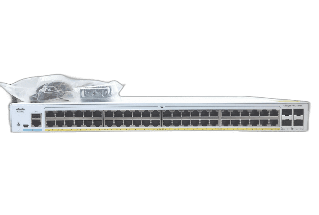 Коммутатор Cisco C1000-48P-4G-L, 48 портов PoE+