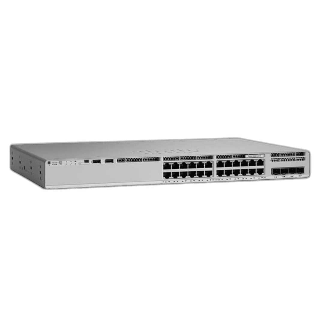 Коммутатор Cisco Catalyst C9200-24P-A, вид спереди