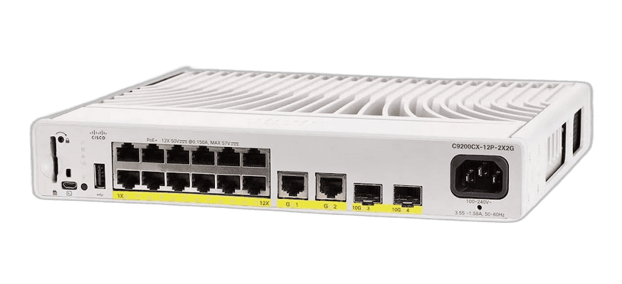 Коммутатор Cisco C9200CX-12P-2X2G-A