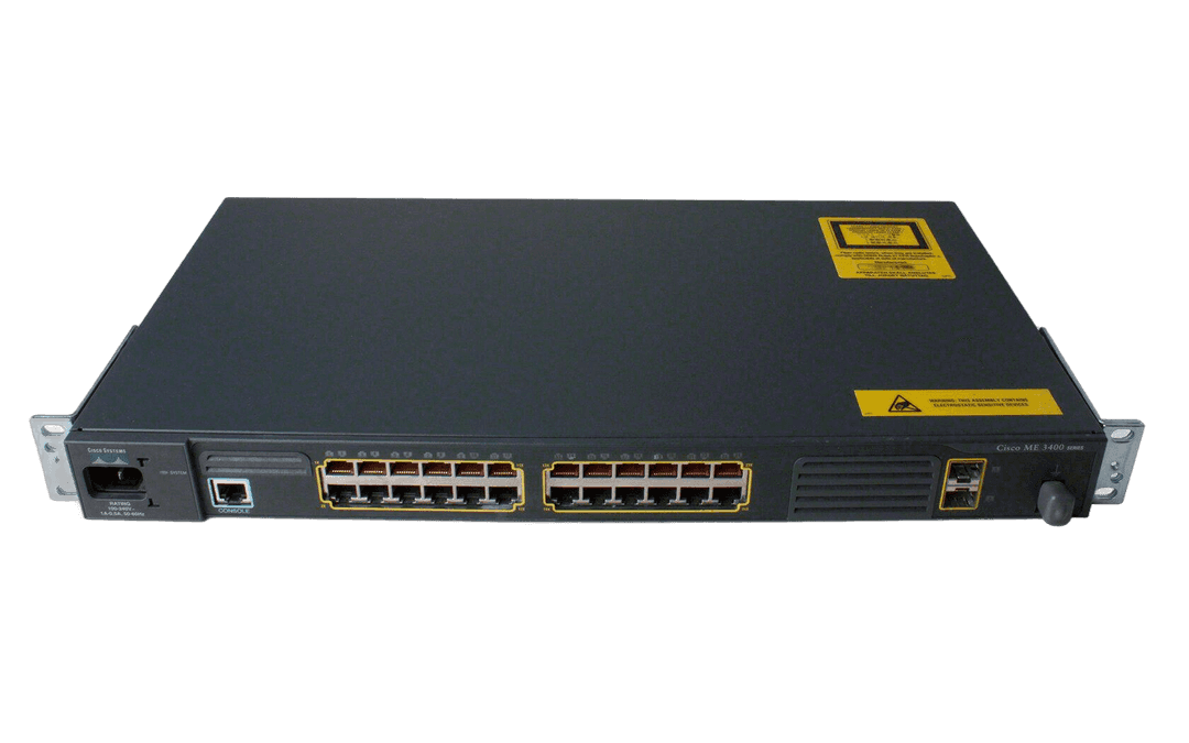 Коммутатор Cisco ME-3400-24TS-A с 24 портами 10/100 и 2 SFP
