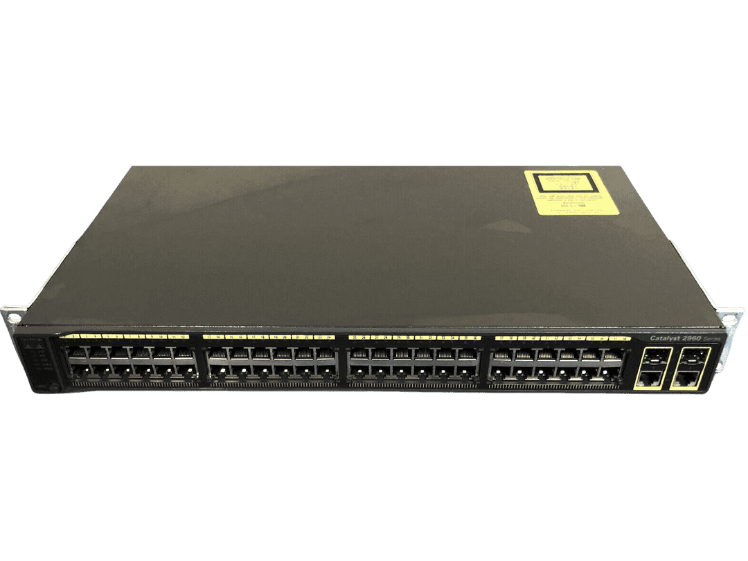Коммутатор Cisco Catalyst 2960-48TC с 48 портами и двумя dual-purpose SFP uplink