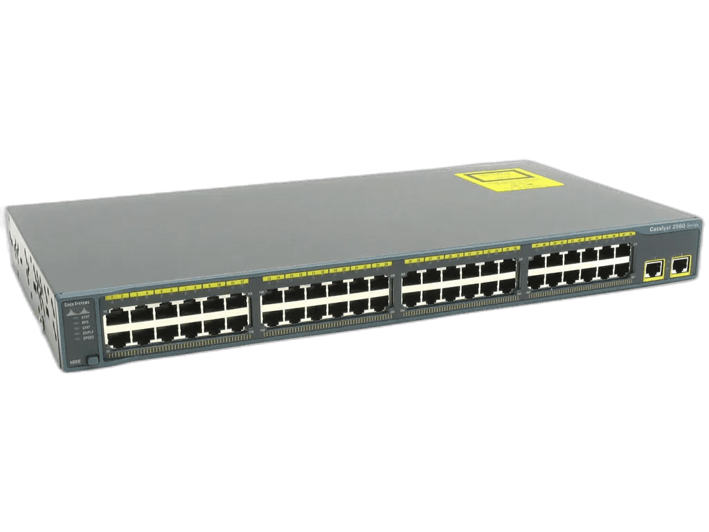 Коммутатор Cisco WS-C2960-48TT-S, 48 портов
