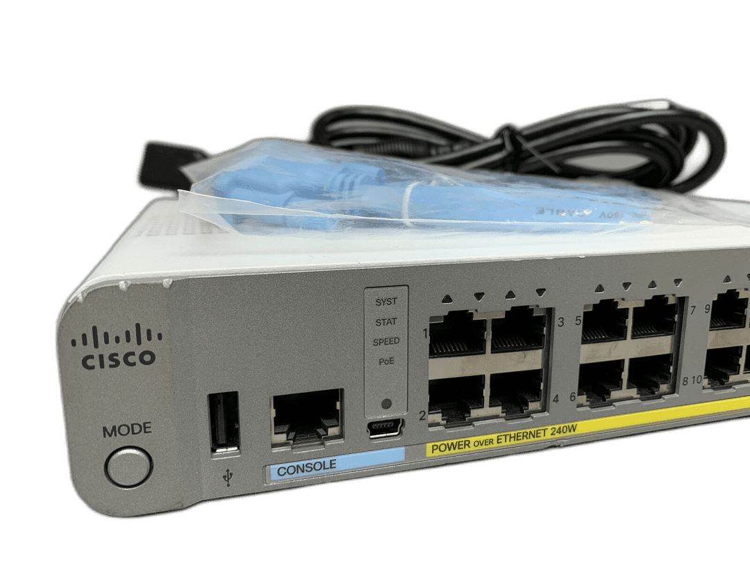 Коммутатор Cisco WS-C3560CX-12PC-S, 12 портов PoE+