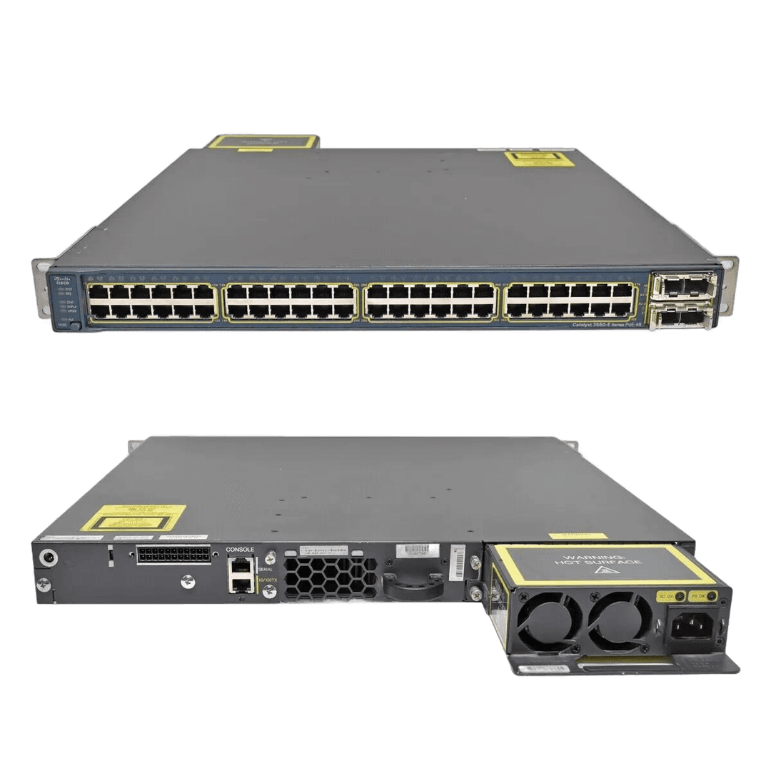 Коммутатор Cisco WS-C3560E-48PD-SF, 48 портов Full PoE
