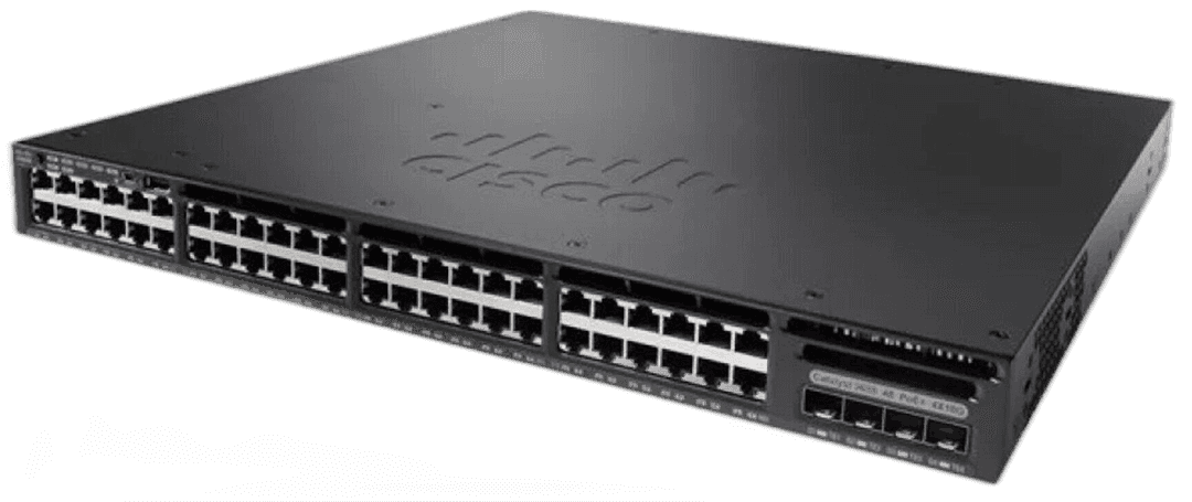 Коммутатор Cisco WS-C3650-48PS-E, 48 портов