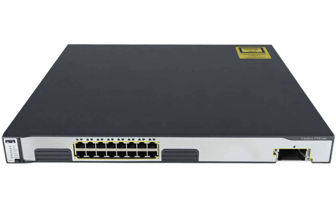 Коммутатор Cisco WS-C3750G-16TD-S, 16 портов
