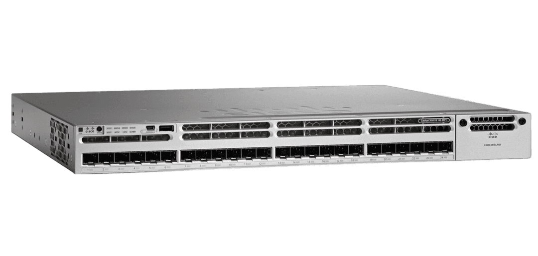 Коммутатор Cisco WS-C3850-24XS-S, 24 порта