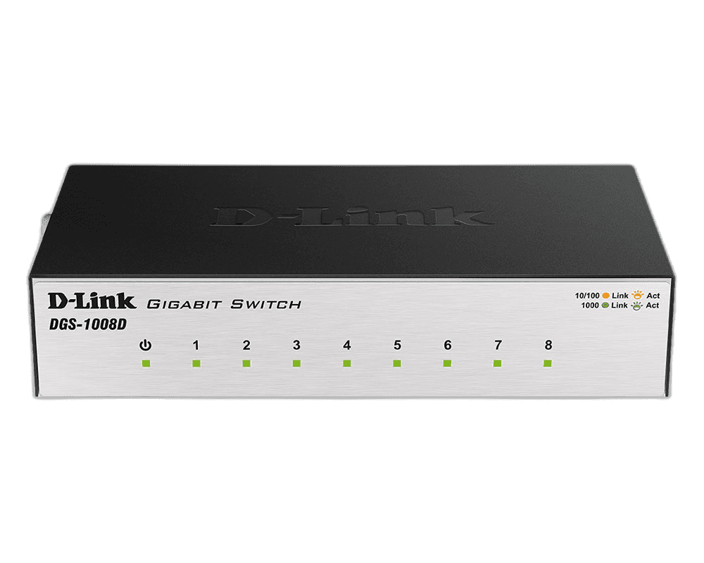 Коммутатор D-Link DGS-1008D