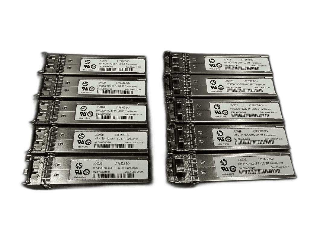Трансивер HPE X130 10G SFP+LC SR, 10G SR