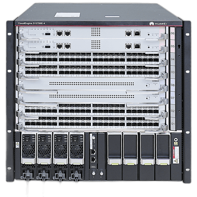 Модульный коммутатор Huawei CloudEngine S12700E-4