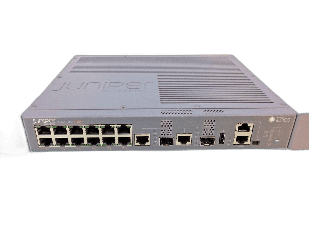 Коммутатор Juniper EX2200-C-12P-2G, 12 портов