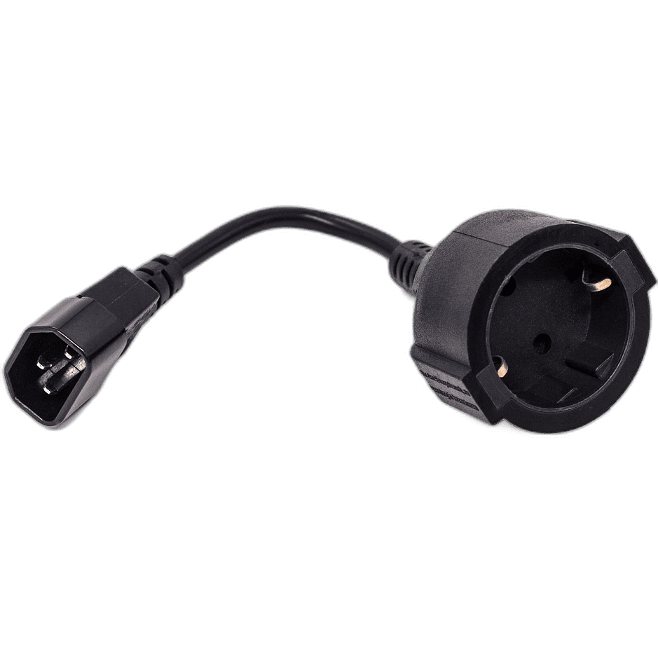 Переходной кабель IEC C14–Schuko длиной 0,6 м