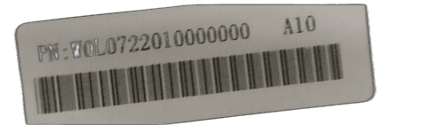 Маркировка направляющих Sangfor W0L0722010000000 A10