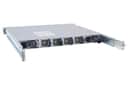 Arista DCS-7060CX-32S-R rear panel, blue modules, rear-to-front airflow