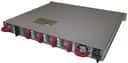 Arista DCS-7124SX-F rear panel, red modules, front-to-rear airflow