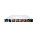 Arista DCS-7150S-24-F rear panel, red modules, front-to-rear airflow