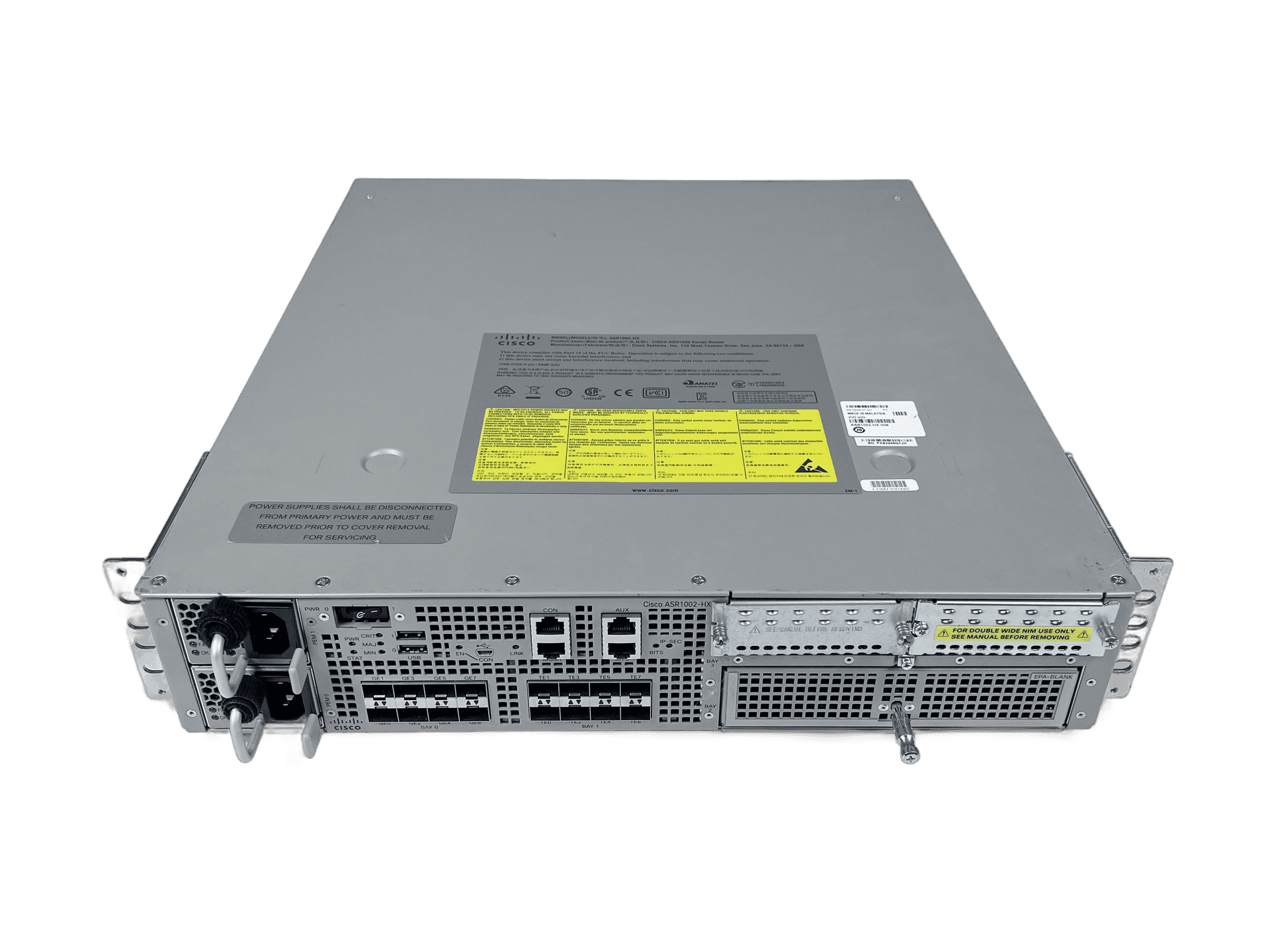 Маршрутизатор Cisco ASR1002-HX