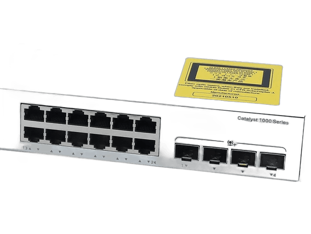 Коммутатор Cisco C1000-24T-4X-L, 24 порта