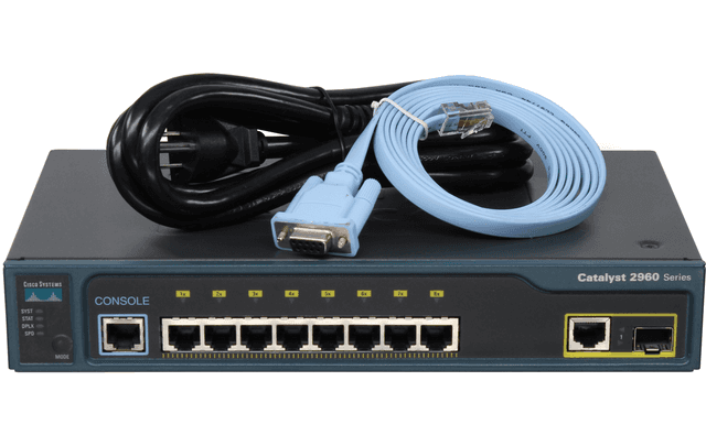 Коммутатор Cisco WS-C2960-8TC-L, 8 портов