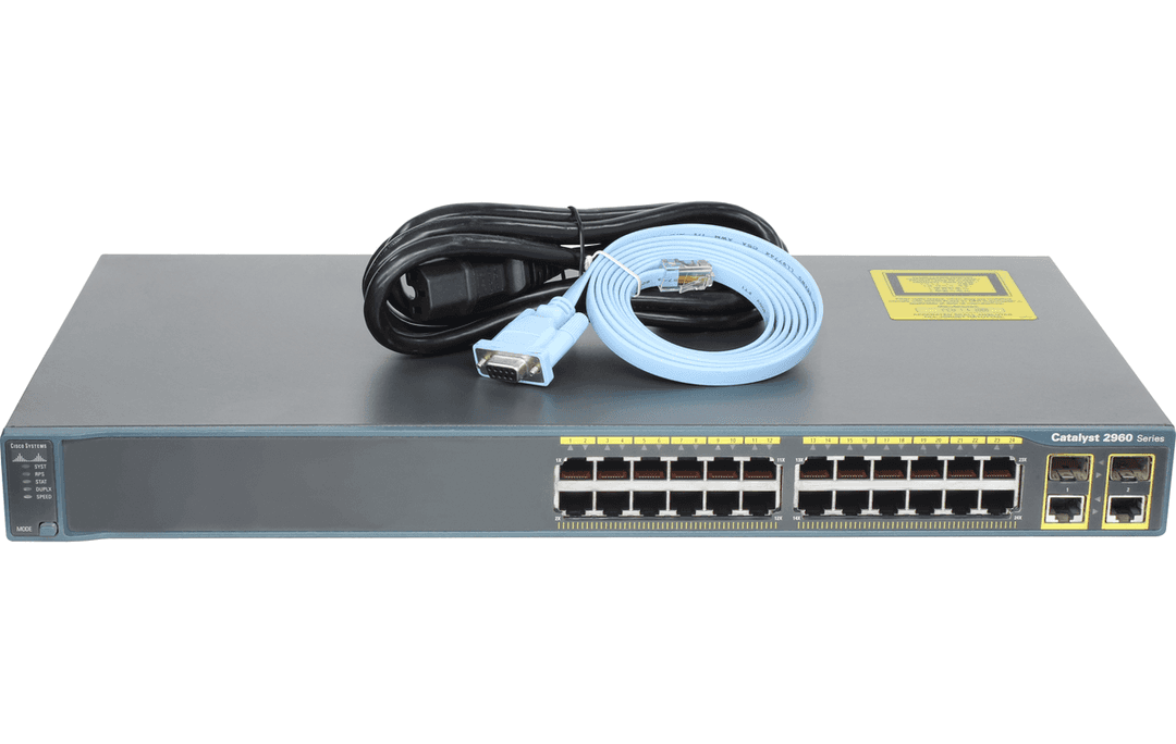 Коммутатор Cisco WS-C2960-24TC-L, 24 порта