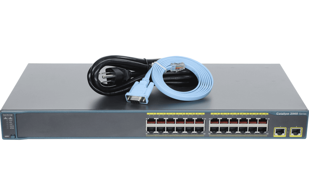 Коммутатор Cisco WS-C2960-24TT-L, 24 порта