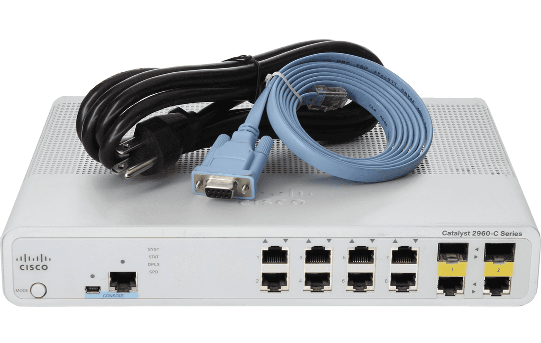 Коммутатор Cisco WS-C2960C-8TC-L, 8 портов