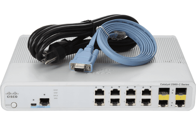 Коммутатор Cisco WS-C2960C-8TC-L, 8 портов