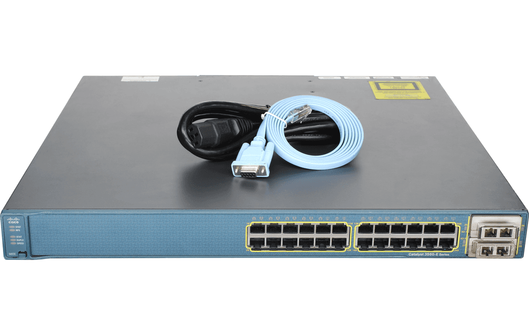 Коммутатор Cisco WS-C3560E-24TD-S, 24 порта
