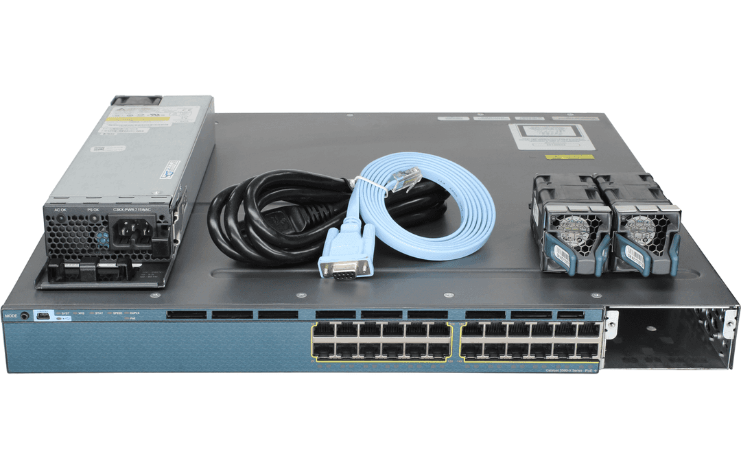 Коммутатор Cisco WS-C3560X-24P-L, 24 порта