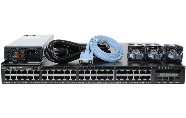 Коммутатор Cisco WS-C3650-48TD-S, 48 портов