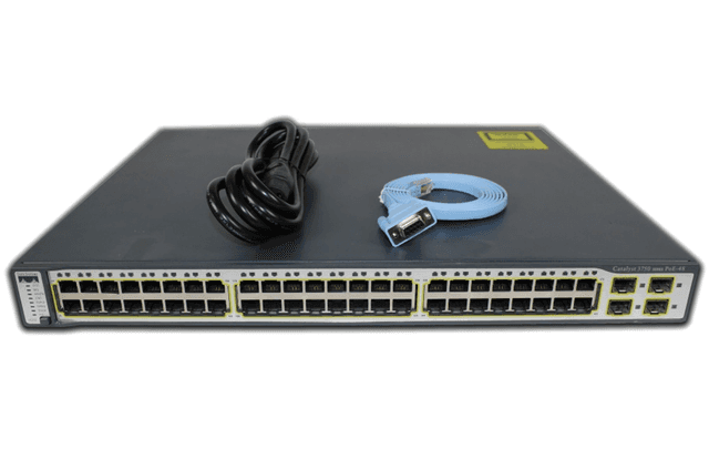 Коммутатор Cisco WS-C3750-48PS-E, 48 портов