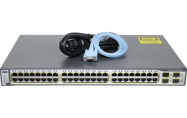 Коммутатор Cisco WS-C3750-48TS-S, 48 портов
