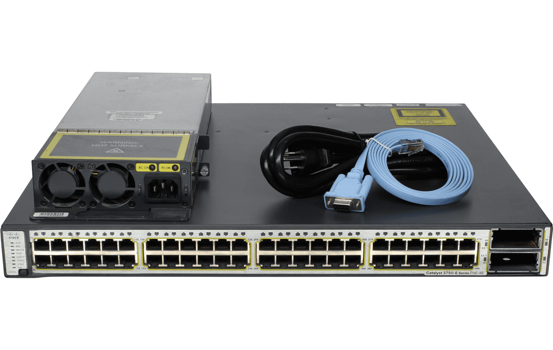 Коммутатор Cisco WS-C3750E-48PD-EF, 48 портов