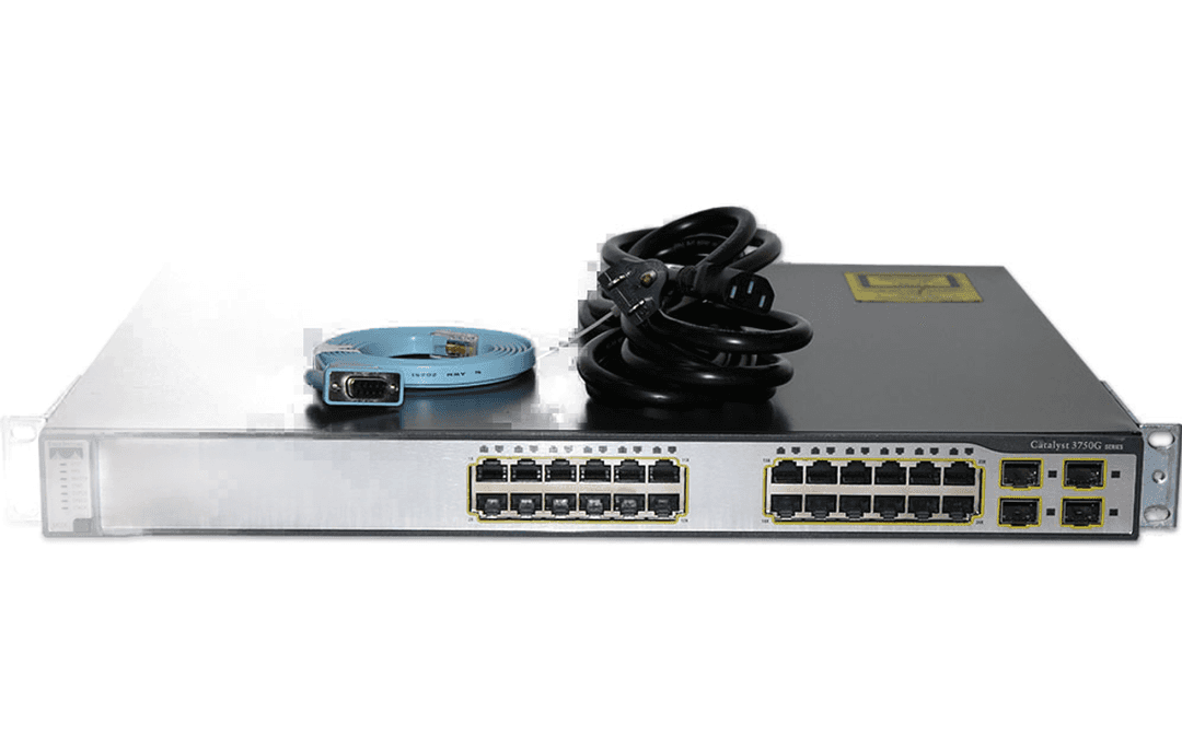 Коммутатор Cisco WS-C3750G-24TS-E1U, 24 порта