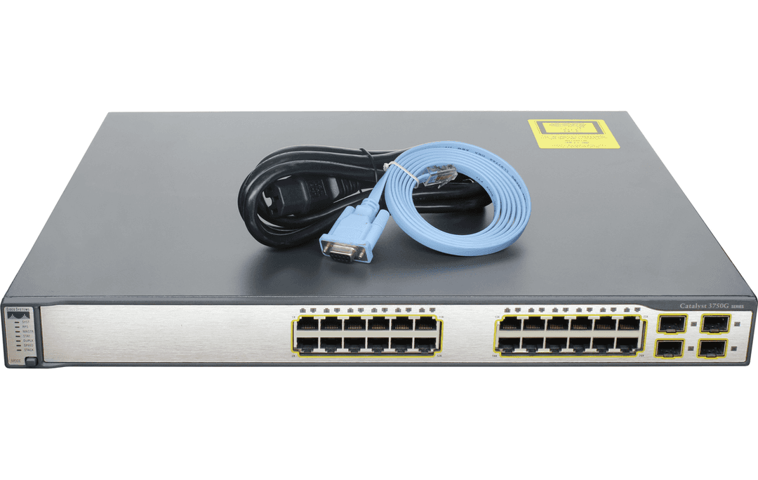 Коммутатор Cisco WS-C3750G-24TS-S1U, 24 порта