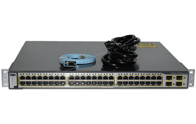 Коммутатор Cisco WS-C3750G-48TS-S, 48 портов
