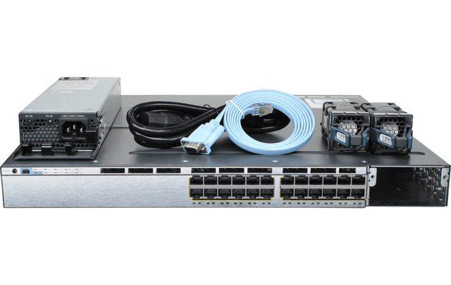 Коммутатор Cisco WS-C3750X-24P-L, 24 порта