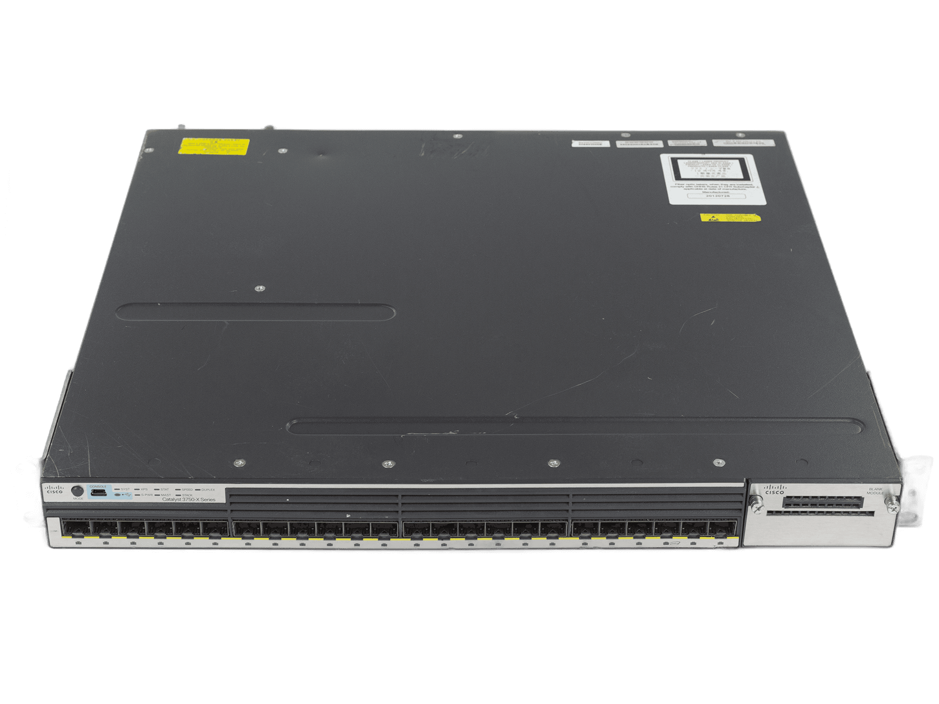 Коммутатор Cisco WS-C3750X-24S-E, 24 порта