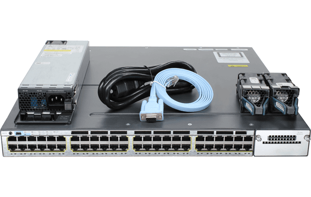 Коммутатор Cisco WS-C3750X-48T-S, 48 портов