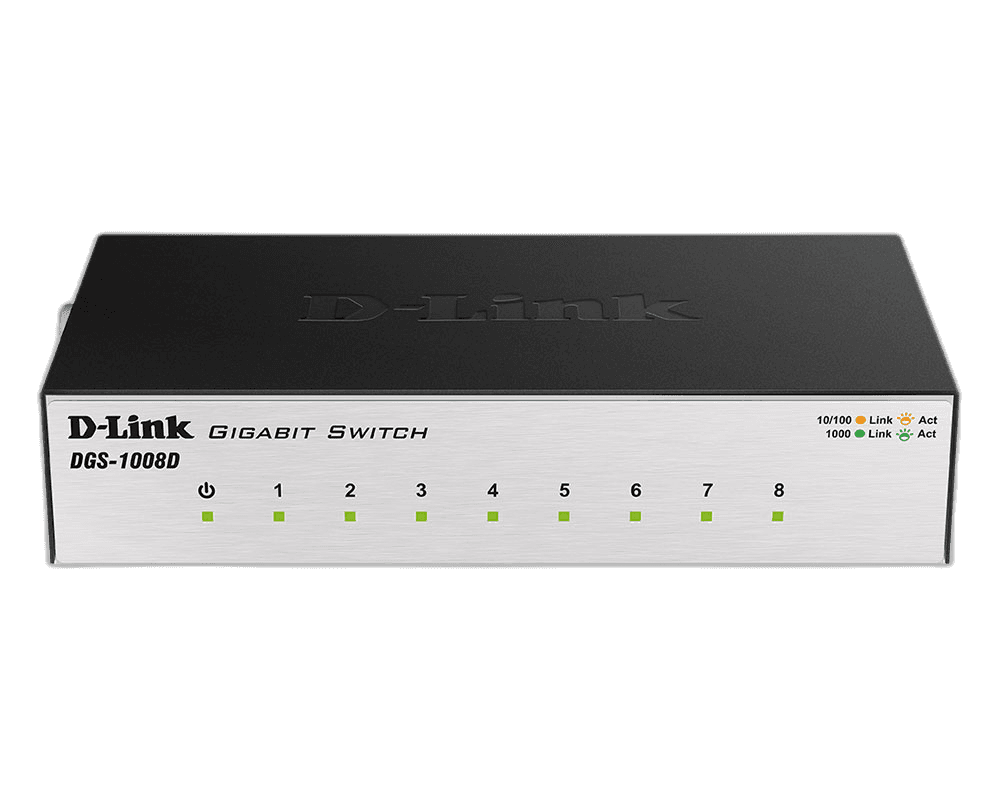 Коммутатор D-Link DGS-1008D