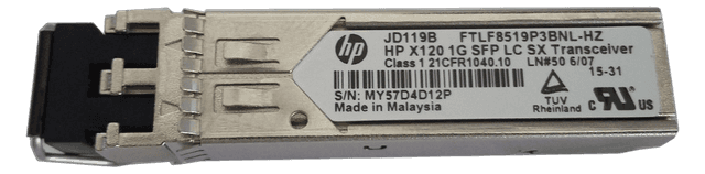 Трансивер HPE X120 1G SFP LC LX, 1G LX