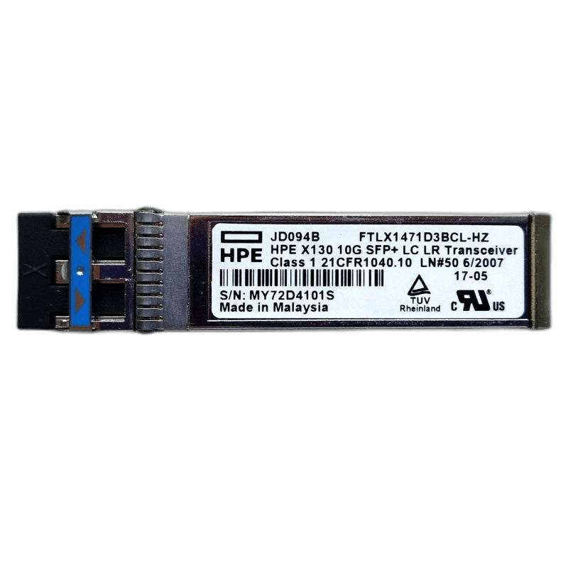 Трансивер HPE X130 10G SFP+ LC LR, 10G LR