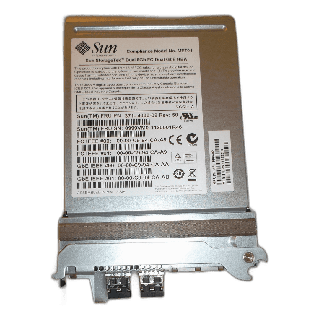 HBA-модуль Oracle Sun StorageTek Dual 8Gb FC / Dual GbE ExpressModule